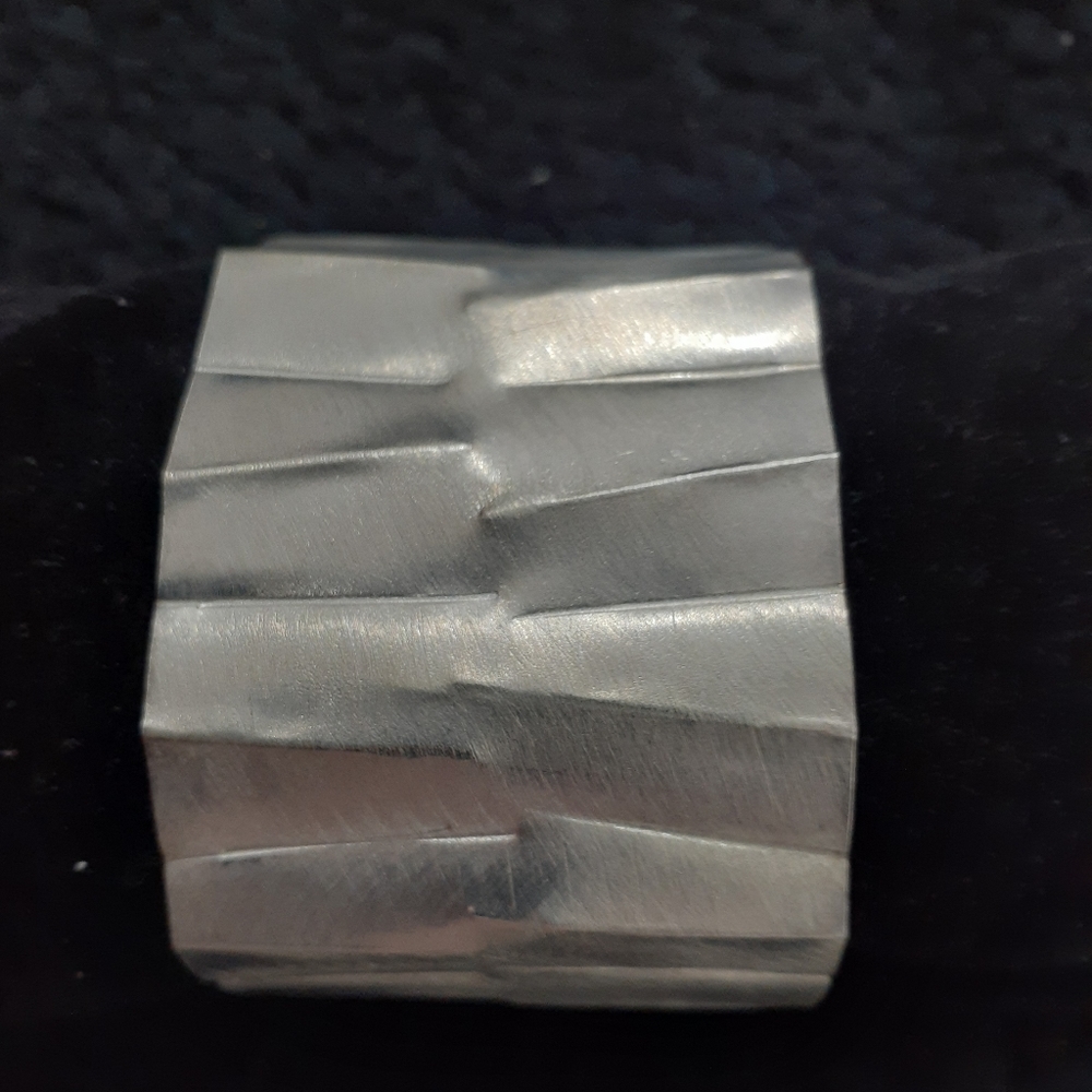 Sterling Silver Cuff Bangle 925 - image 3